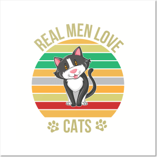 Real Men Love Cats Posters and Art